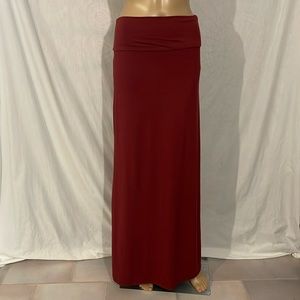 Red ardenes maxi skirt